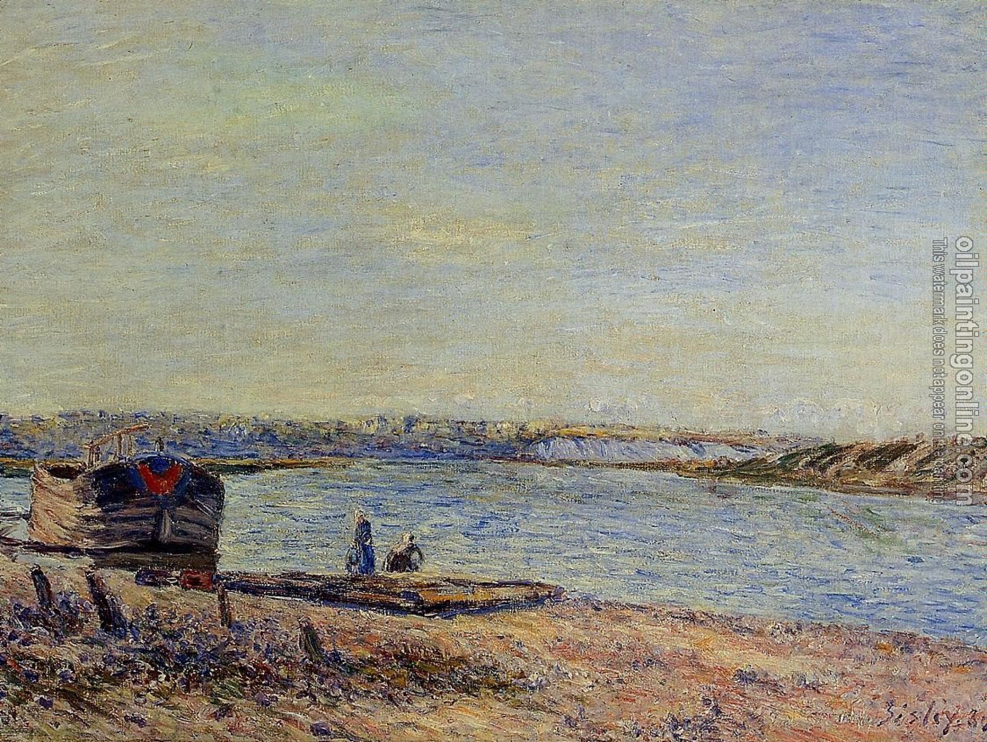 Sisley, Alfred - The Hills of Veneux, Seen from Saint-Mammes